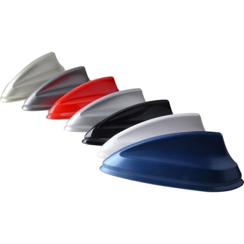 Antenna Shark Fin Signal Aerials Accessory Streamlined Design ABS No Rubber Base Fit For Saloon SUV Car,Car Accessories