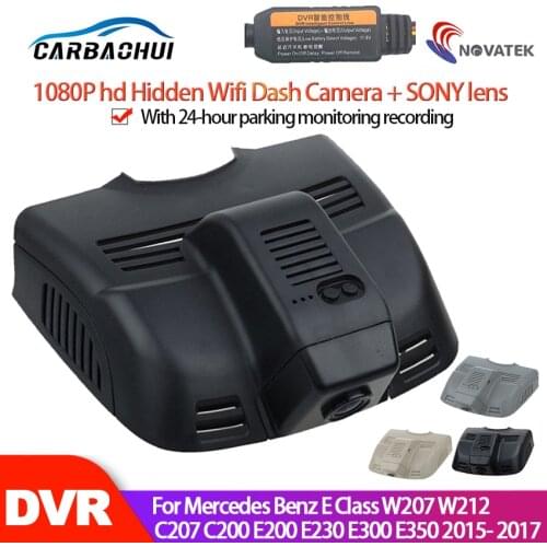 Car DVR Wifi Dash Cam Camera Video Recorder For Mercedes Benz E Class W207 W212 C207 C200 E200 E230 E300 E350 2015~2017 HD 1080P