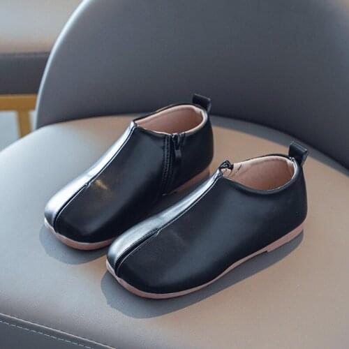 Winter Martin Boots for Girls Autumn Winter New Childrens Soft Casual Single Boots Kids Short Boots Fashion Princess Boots E15