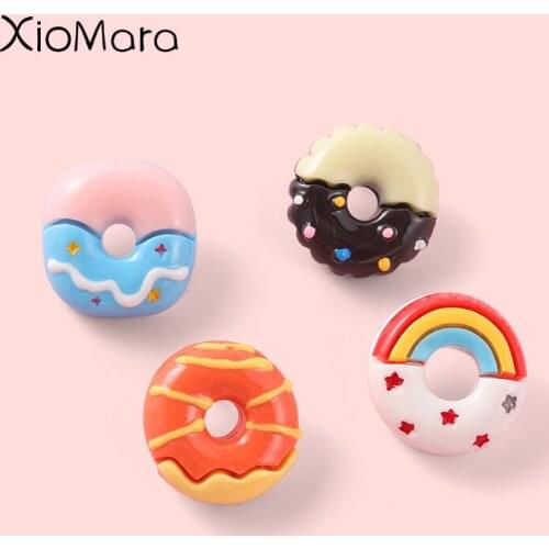 Western Desserts Series Brooch Cake Cartoon Donut Brooch Plastics Badge Backpack Hat Bag Lapel Pin Clothes For Girls Women Gifts