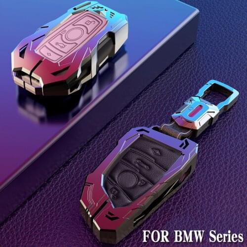 For BMW 1 2 3 4 5 6 7 Series X1 X3 X4 X5 X6 F30 F34 F10 F07 F20 G30 F15 F16 Hight quality Galvanized Alloy Car Key Cover Case