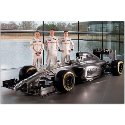 Wall Picture Formula1 McLaren MP4 29 Racing Car Canvas Painting Posters and Prints Wall Art Modern Home Decoration