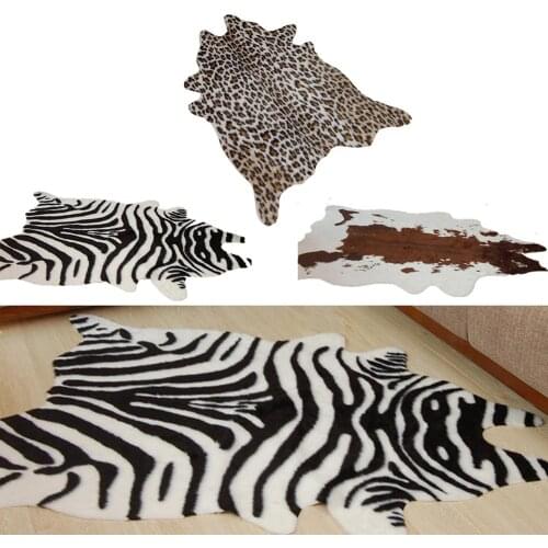 Microfiber Floor Mat Kitchen Rugs Animals Pattern Soft Washable Water Absorbent Anti-Skid Bathroom Bedroom Area Rugs, 85x110cm