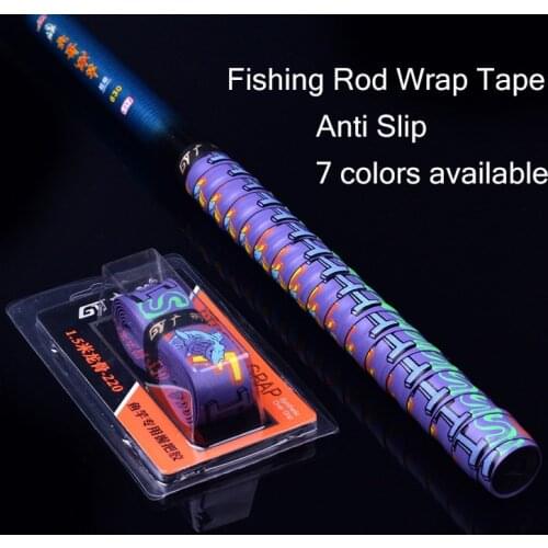 1.5m Fishing Rod Racket Wrap Tape Anti-Slip Breathable Tennis Racket Bands Tapes Fishing Rods Badminton Racket Over Wrap Tapes