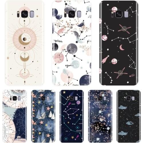 Soft Phone Case Silicone For Samsung Galaxy S5 S6 S7 Edge S8 S9 Plus Art Star Back Cover For Samsung Galaxy Note 9 8 5 4 Case