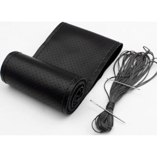 Genuine Leather Car Steering Wheel Cover Universal For LEXUS IS250 IS300 ES240 ES250 ES300 ES300H ES330 ES350 GS300 GS350 GS450H