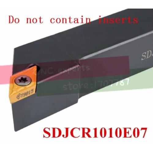 SDJCR1010E07 10*10mm Metal Lathe Cutting Tools Lathe Machine CNC Turning Tools External Turning Tool Holder S-Type SDJCR/L