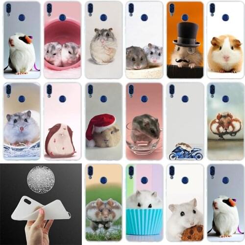 Soft Silicone Cover Phone Case funny Hamster For Huawei Honor 30 20 10 9 Lite 9a 8a 7a pro 8x 10i 30s