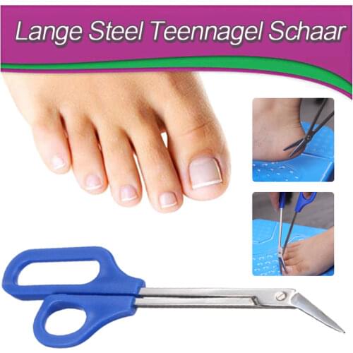 Long Reach Easy Grip Toe Nail Toenail Scissor Trimmer for disabled Cutter Clipper Manicure Pedicure
