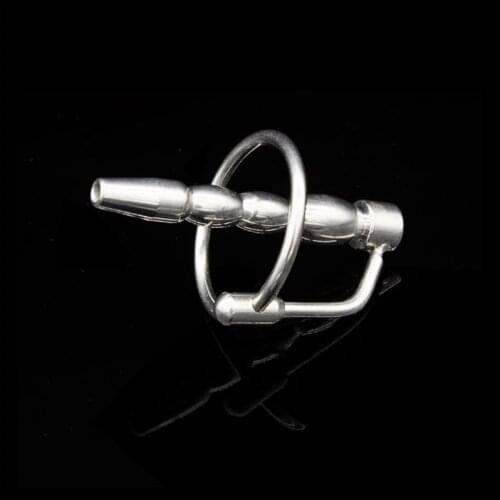 Stainless Steel Urethral Catheter Hollow Penis Plug Urethral Sound Urethra Stimulate Dilator Masturbation Rod Sex Product A033