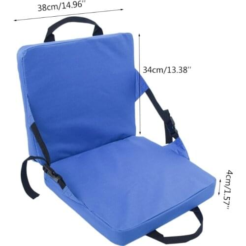 Indoor & Outdoor Folding Chair Cushion Boat Canoe Kayak Seat for Hiking Fishing U7EF