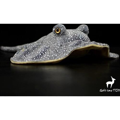 High Quality Real Life Coachwhip Ray Rajiformes Plush Toys Stuffed Animal Toy Soft Lifelike Reticulate Whipray Dolls Kids Toys