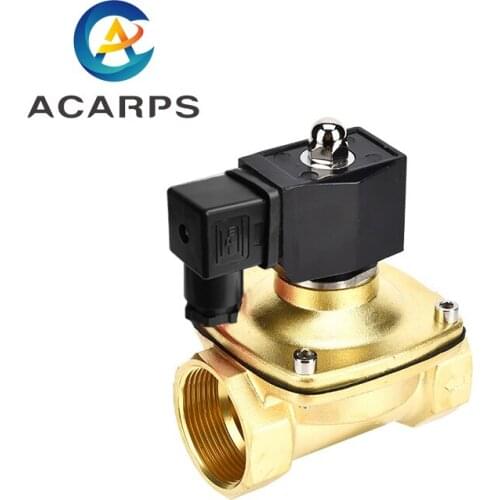1" Brass Solenoid Valve Normally Closed Normally Open IP65 Fully Enclosed Coil 220V Switch Valve Water Valve
