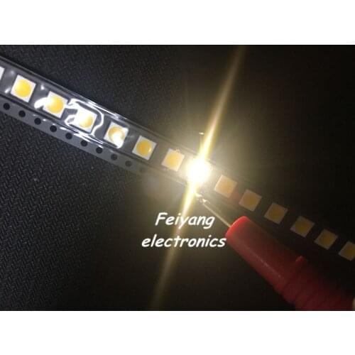 100pcs 5050 White/warm white/Blue/Green/RED/YELLOW SMD/SMT LED 5050 smd led 60MA 10-18LM 0.2W