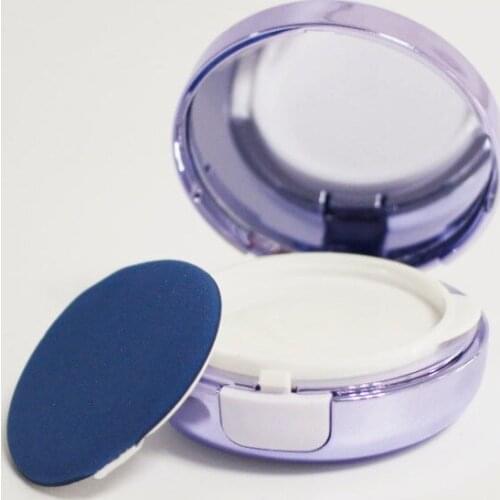 100 pcs/lot purple color Empty BB Cream Air Cushion Case with Powder Puff for DIY refill