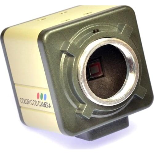 1200TVL BNC Digital Industrial Microscope Camera 100X Zoom C-mount Lens 40 LED Ring Light Sony Sensor