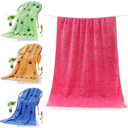 140X70CM Pet Bath Towel Oversized Microfiber Towel Strong Absorbing Water Dog Towels Golden Retriever Teddy General Pet Supplies