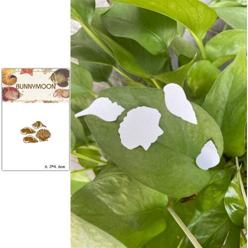 2021 CH New Arrival conches Metal Cutting Dies 3D DIY Scrapbooking Carbon Sharp Craft Die Photo Invitation Cards Decor