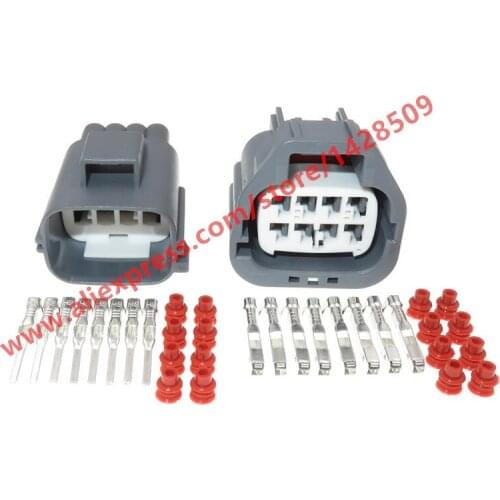 5 Sets 8 Pin Auto Throttle Plug Accelerator Pedal Position Sensor Waterproof Connector 7283-5684-10 7282-5684-10
