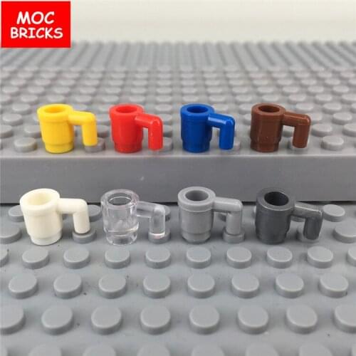 50pcs/lot MOC Bricks Accessories colorful Utensil Cup fit with 3899 Educational Building Blocks Assembled Toys best kids gifts