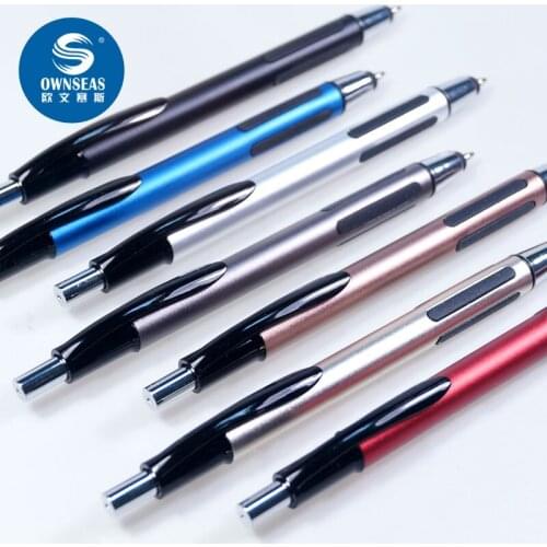 500 pcs/lot Multi-functional metal ball pen with laser logo printing