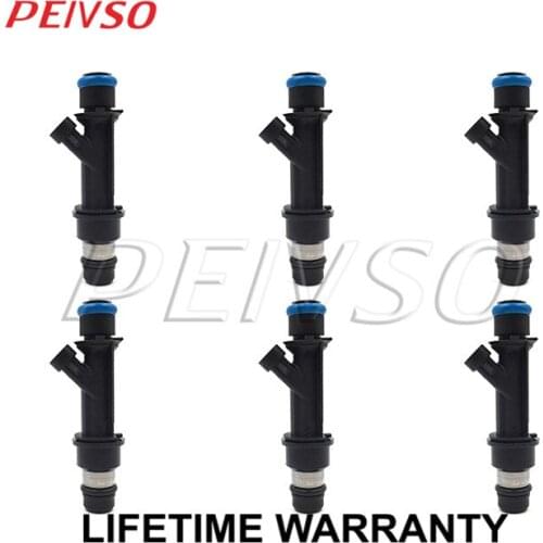 6x FJ10594 8125894650 25364984 155-0566 fuel injector for Isuzu Ascender 4.2L l6 2005~2007