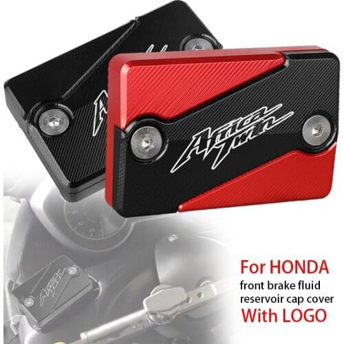 Aluminum Motorcycle Brake Fluid Fuel Reservoir Tank Cap Cover For Honda CRF1000L Africa Twin CRF 1000L AfricaTwin 2016 2017 2018
