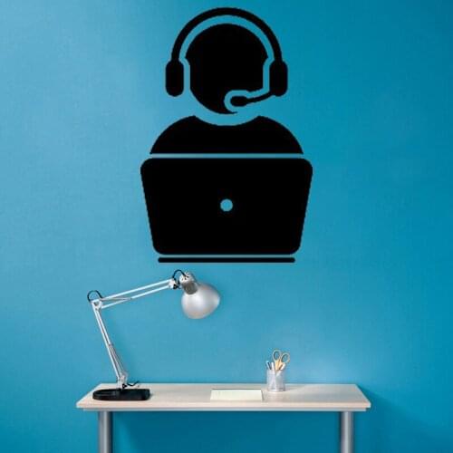 Gamer Stickers Removable Play Room Decor Computer Wall Decals Gaming Bedroom Living Rooom Murals G40