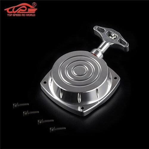 CNC Metal Pull Starter For 1/5 Scale HPI KM ROVAN KM MCD REDCAT RCMK QL FID GTB RACING Baja LOSI ENGINE TRUCK RC CAR PARTS