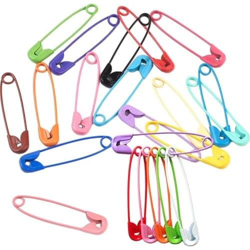 MIUSIE 500pcs Safety Pins DIY Sewing Tools Accessory Stainless Steel Needles Large Safety Pin Small Brooch Apparel Accessories