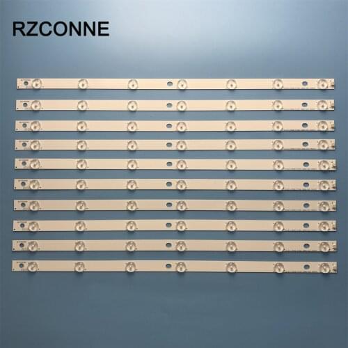 LED backlight strip 7 lamps for ROWA 50'' TV JS-LB-D-JP50S8-071CBAC RF-AI500B32-0701S-01 LED50C380 T500HVN01.0 V500HJ1-PE1