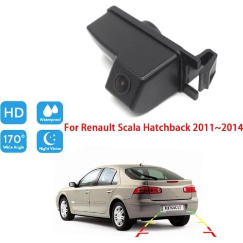 Car wireless rear view reversing Camera For Renault Scala Hatchback 2011 2012 2013 2014 CCD Full HD Night Vision Waterproof