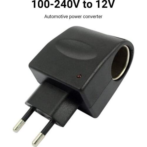 220V to 12V Automotive Power Converter Adapter Car Power Outlet Socket Plug Accessories Car Replacement Part