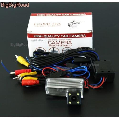 BigBigRoad Car Rear View Reversing Backup Camera with Filter / power relay For toyota previa crown parking camera