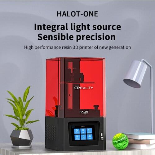 Creality HALOT-ONE Resin 3D Printer 127x80x160mm Size with Integral Light Source/Strong Kernel/Easy Slicing/OTA Online Upgrade