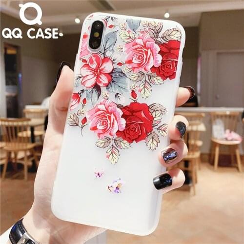 For Xiaomi MI 5X 6X A1 A2 A3 8 9 10 Pro Lite CC9E Pro NOTE 10 Mix2S Redmi Note 7 8 8T 9 9S K20 K30 Pro Soft TPU 3D Flower Case