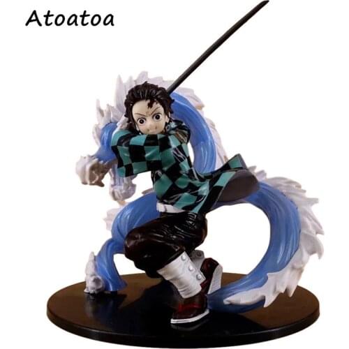 Demon Slayer Figure Kamado Tanjirou Tenth Style The Dragon of Change Action Figures PVC Kimetsu no Yaiba Nezuko Giyuu Model Toys
