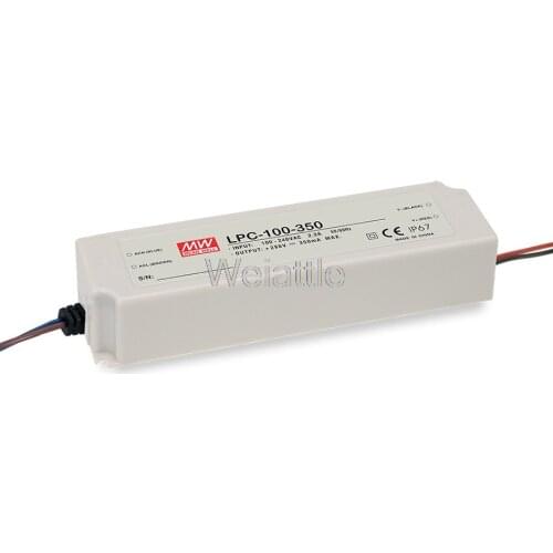LPC-100-700 48/58/72/96/143/200/286V 350/1400mA MEAN WELL 100W AC-DC LED Lighting Drive Switching Power Supply Constant Current
