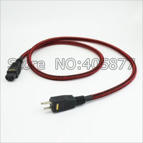 1.5M Hifi audio PSC-3500XG sterling silver high-resolution power cable with Rhodium PlatedUS Power connector audio power cable