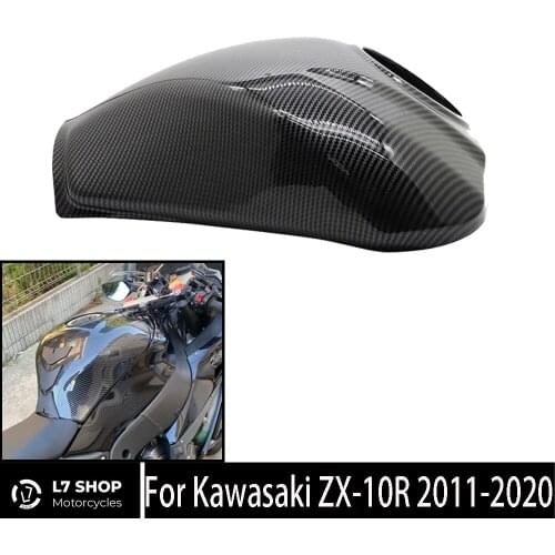 Carbon Fiber Fuel Tank Cap Tank Cap For Kawasaki Model ABS Material ZX-10R ZX10R 2011 2012 2013 2014 2015 2016-2020
