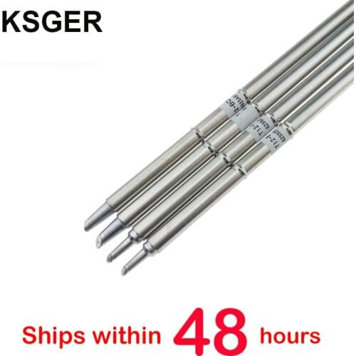 KSGER T12 Soldering Iron Tips T12-BCM2 T12-BCM3 For STC OLED STM32 OLED T12 Temperature Controller