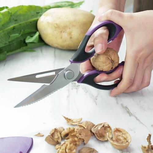 Multifunctional Stainless Steel Scissors Poultry Scissor Nutcracker Bottle Opener Bone Cutter Gadget Goods For Kitchens