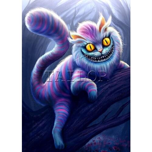 Cuadros full square 5d diamond painting kit set complet embroidery mosaic Cross stitch dirll drawing Colour animals cartoons cat