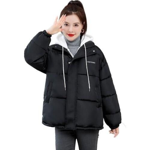 2021 New Thick Loose Winter Cotton Clothing Large-size Jacket Down Cotton Cotton Jacket