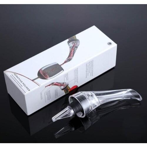 New Bar Kitchen Tool Aerating Wine Pourer Aerator Red Wine Essential Tool With Retail Box SN1049