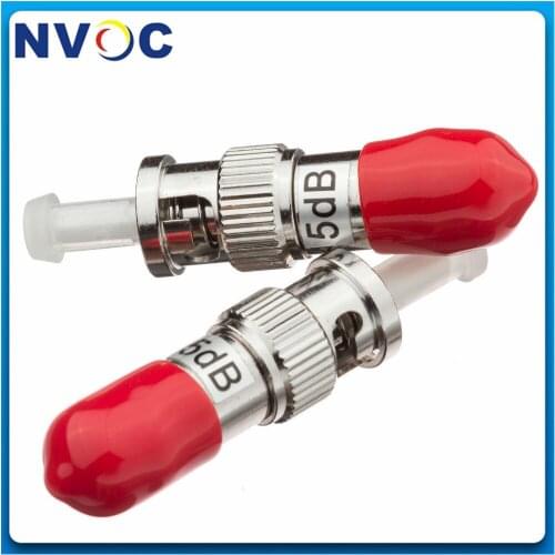 10PCS ST/UPC Fiber optical Attenuator Male to Female Type 0~30DB Optional ST FC LC SCUPC Female to Male Fiber Attenuator