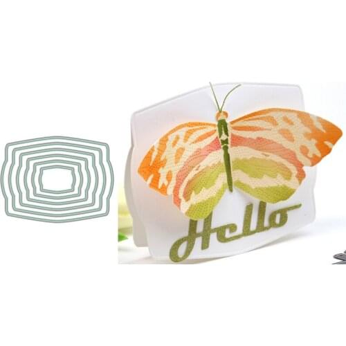 Simple Nesting Frames Metal Cutting Dies For New DIY Scrapbooking Album New Craft Embossing Cards 2020