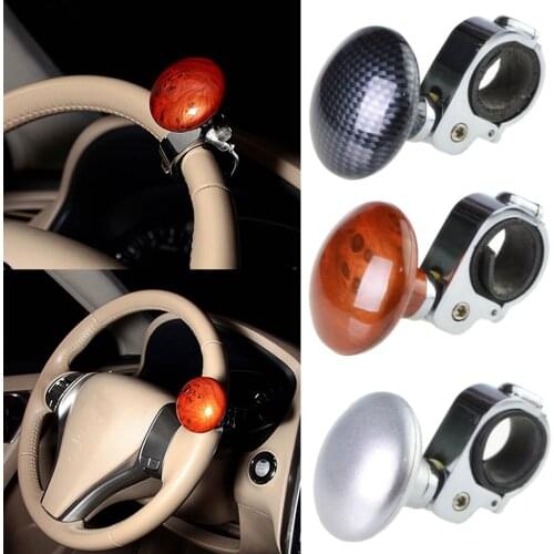 Car Auto Steering Wheel Handle Knob Booster Aid Ball Turner-Red