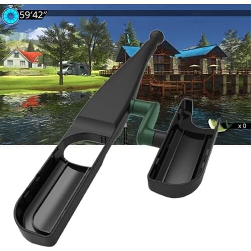 Fishing Rod for Switch Joy-Con Fishing Game Kit for Switch Controller Fishing Bass Kit Portable and Lightweight