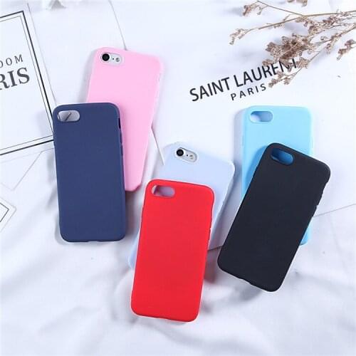 Cute Candy Color Silicone Couples Case For iphone X XR XS Max 6 6S 7 8 Plus S2 2020 12 mini 11 Pro Max Soft Simple Fashion Case